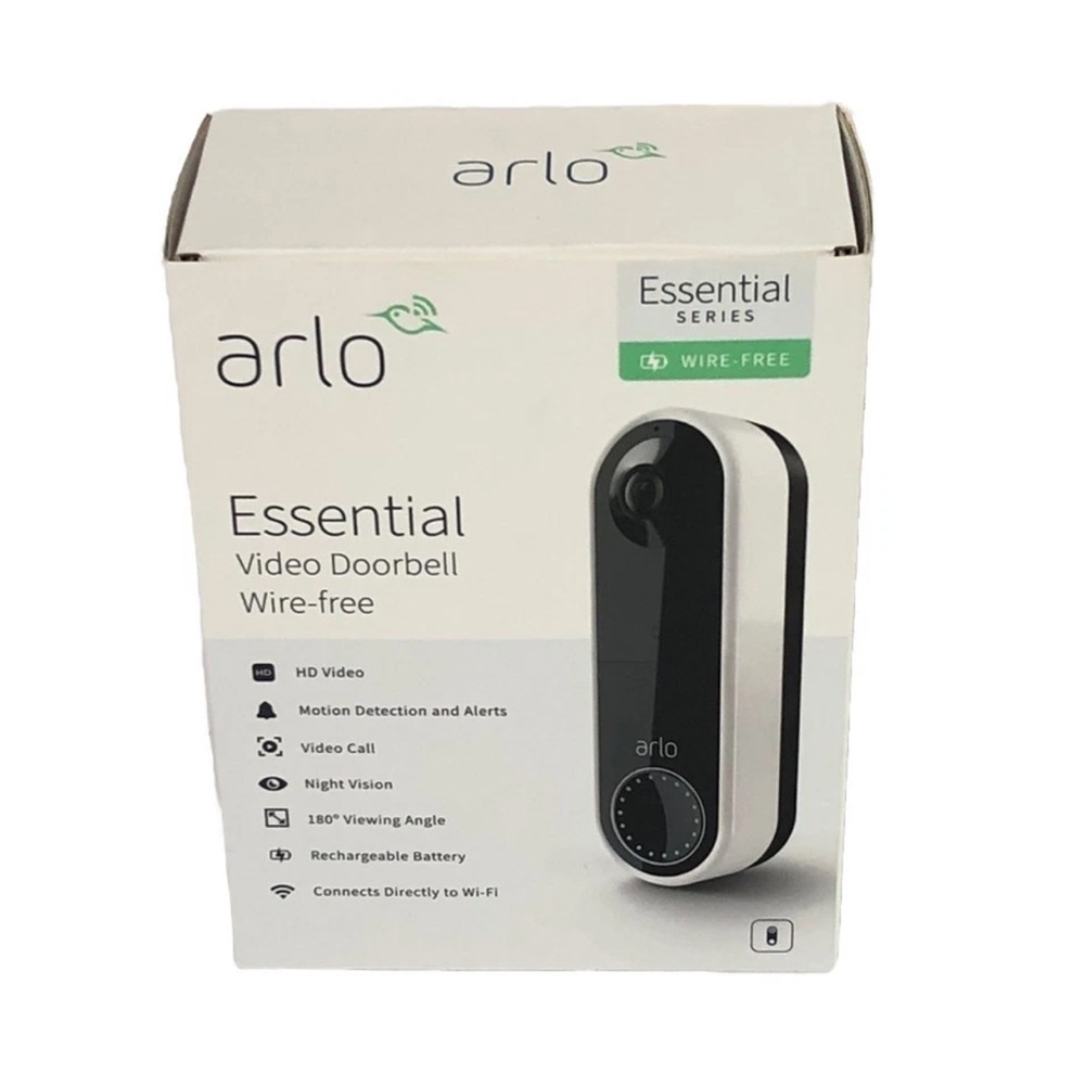 Arlo Essential Series AVD2001-100NAS Wireless Outdoor Video Doorbell